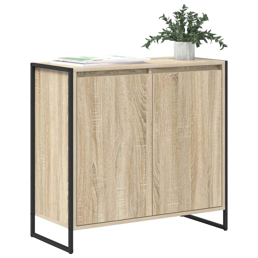 Produktbild för Sidokabinett Sonoma 79 x 36 x 75 cm Konstruerat trä