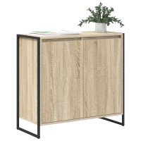Produktbild för Sidokabinett Sonoma 79 x 36 x 75 cm Konstruerat trä