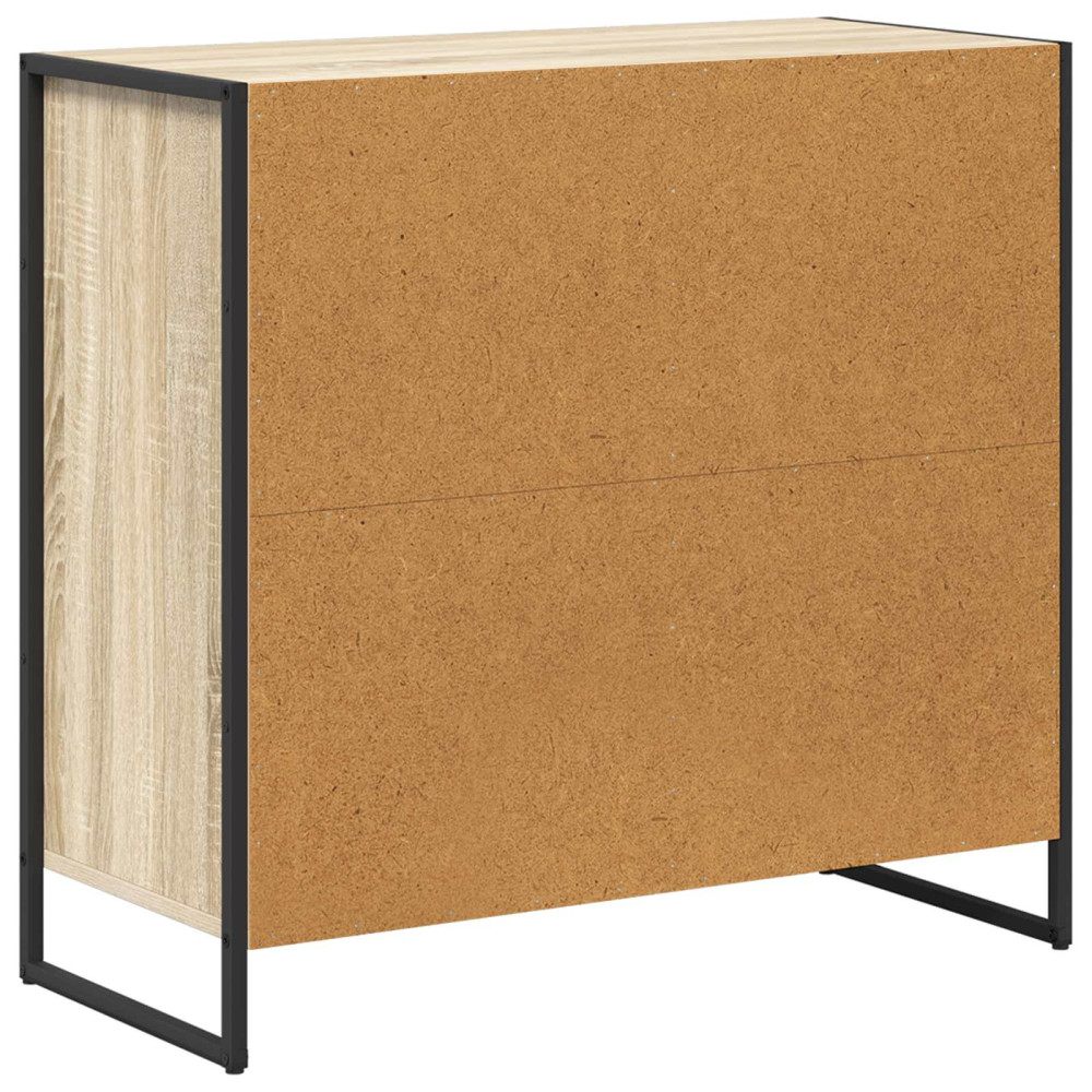 Produktbild för Sidokabinett Sonoma 79 x 36 x 75 cm Konstruerat trä