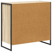 Produktbild för Sidokabinett Sonoma 79 x 36 x 75 cm Konstruerat trä