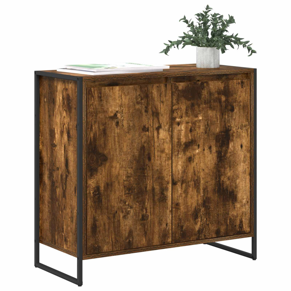 Produktbild för Sidokabinett Rökek 79 x 36 x 75 cm Konstruerat trä
