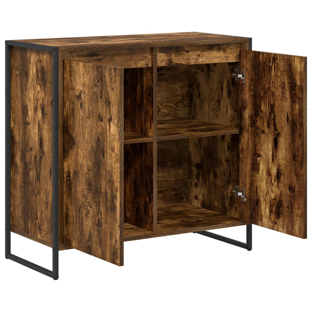 Produktbild för Sidokabinett Rökek 79 x 36 x 75 cm Konstruerat trä