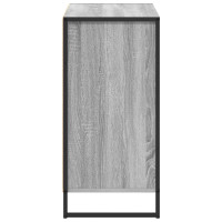 Produktbild för Sidokabinett Grå Sonoma 79 x 36 x 75 cm Konstruerat trä