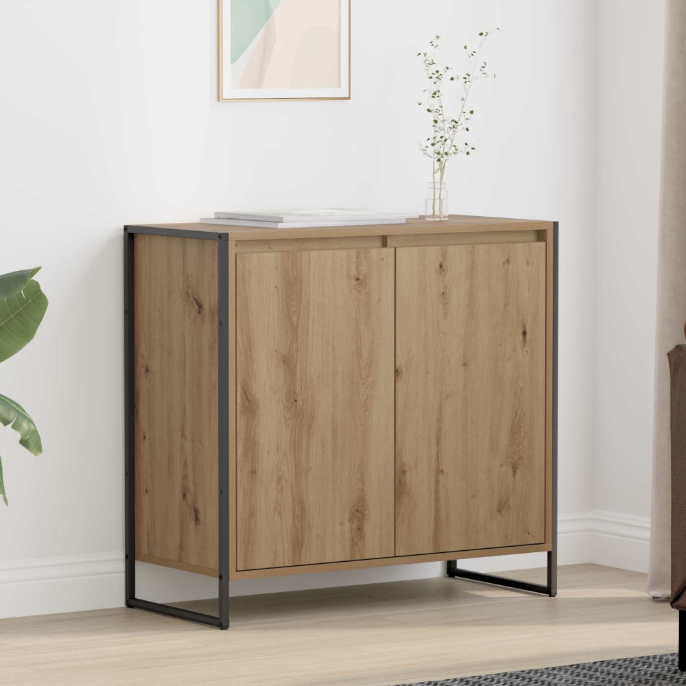 Produktbild för Sidokabinett Artisan Ek 79 x 36 x 75 cm Konstruerat trä