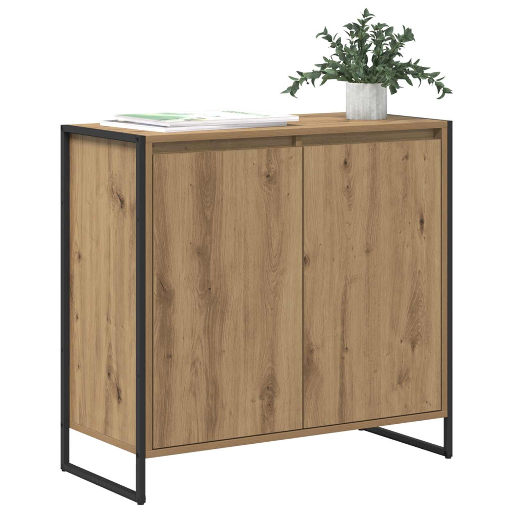 Produktbild för Sidokabinett Artisan Ek 79 x 36 x 75 cm Konstruerat trä