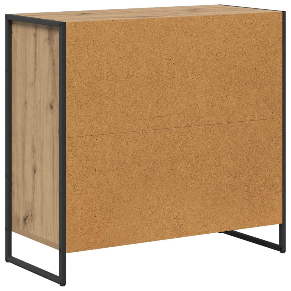 Produktbild för Sidokabinett Artisan Ek 79 x 36 x 75 cm Konstruerat trä