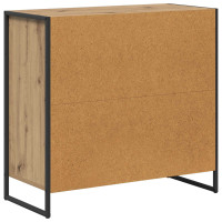 Produktbild för Sidokabinett Artisan Ek 79 x 36 x 75 cm Konstruerat trä