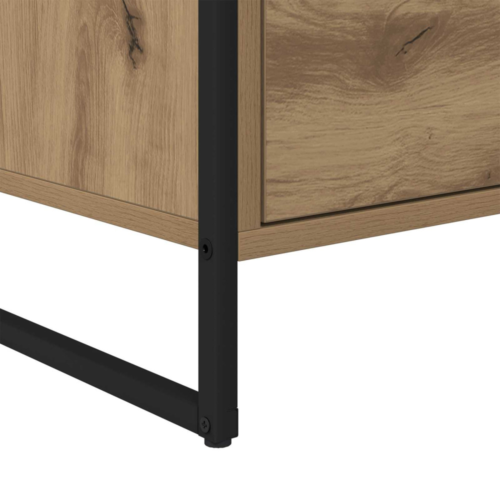 Produktbild för Sidokabinett Artisan Ek 79 x 36 x 75 cm Konstruerat trä