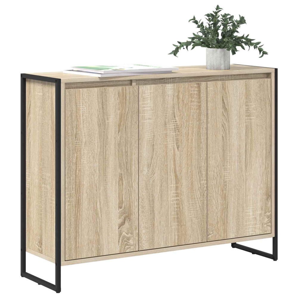 Produktbild för Sidokabinett Sonoma 96,5 x 30 x 75 cm Konstruerat trä