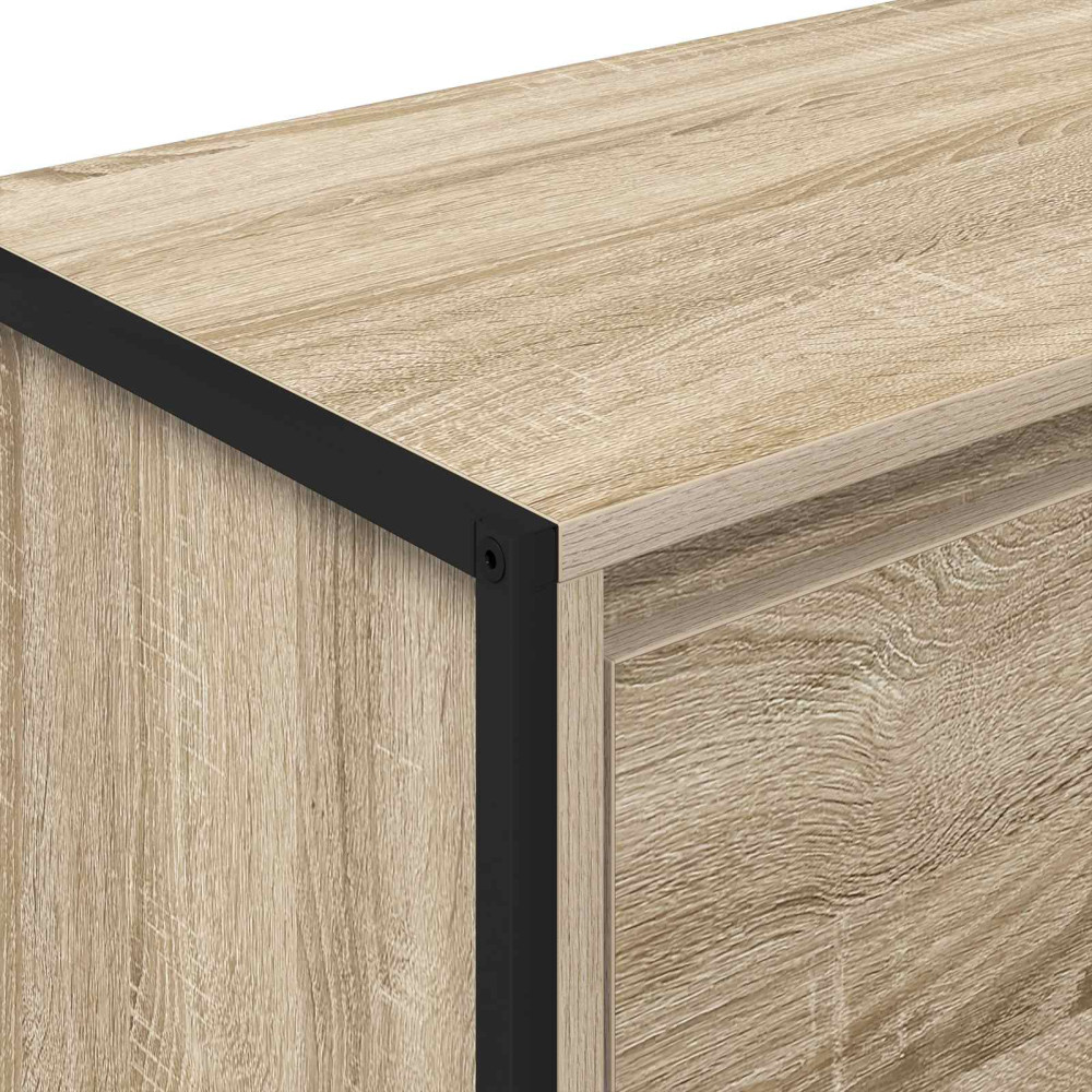 Produktbild för Sidokabinett Sonoma 96,5 x 30 x 75 cm Konstruerat trä