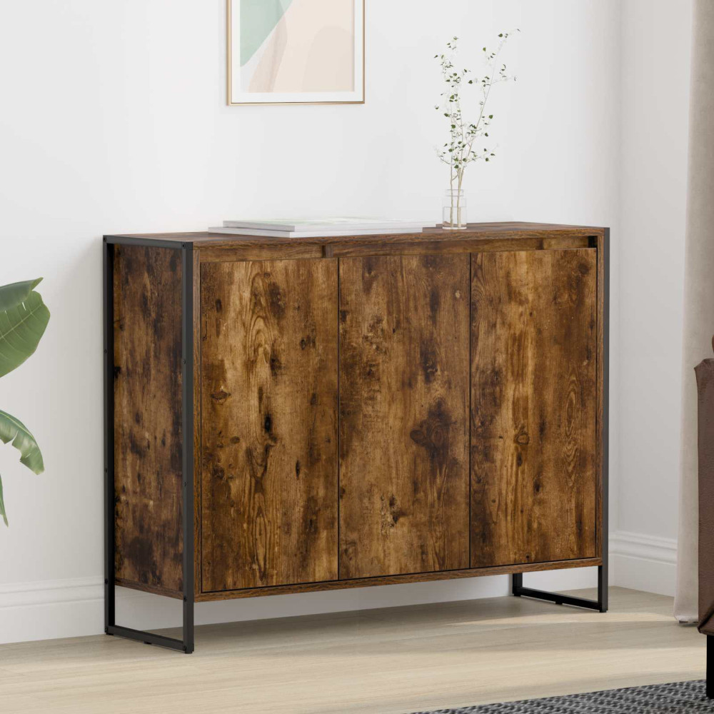 Produktbild för Sidokabinett Rökek 96,5 x 30 x 75 cm Konstruerat trä