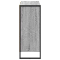 Produktbild för Sidokabinett Grå Sonoma 96,5 x 30 x 75 cm Konstruerat trä