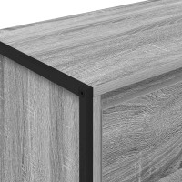 Produktbild för Sidokabinett Grå Sonoma 96,5 x 30 x 75 cm Konstruerat trä