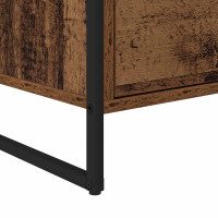 Produktbild för Sidokabinett Gammalt trä 96,5 x 30 x 75 cm Konstruerat trä