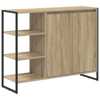 Produktbild för Sidokabinett Sonoma 96.5 x 30 x 75 cm Konstruerat trä