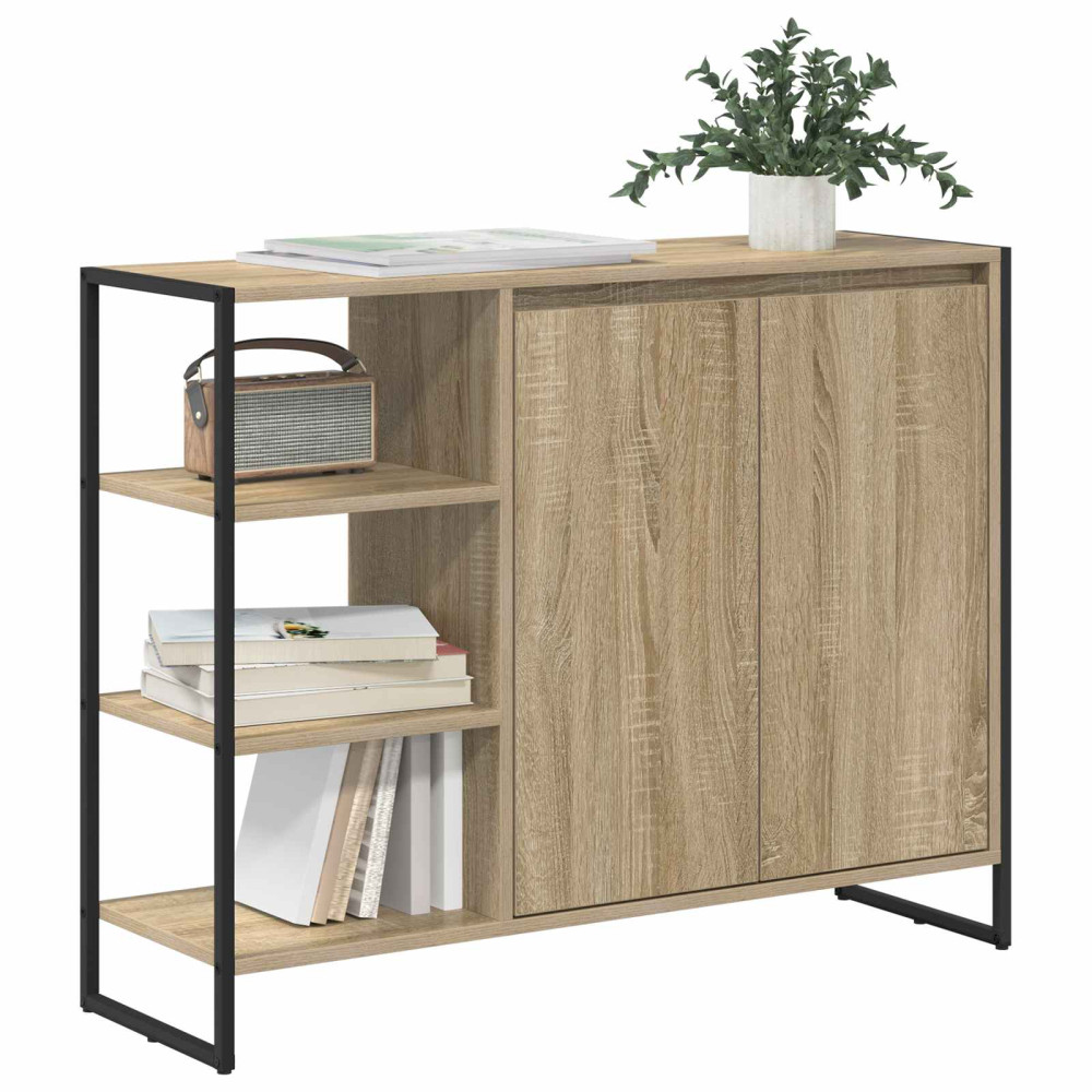 Produktbild för Sidokabinett Sonoma 96.5 x 30 x 75 cm Konstruerat trä