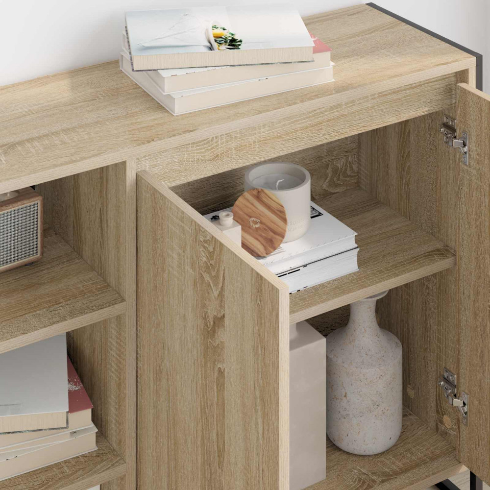 Produktbild för Sidokabinett Sonoma 96.5 x 30 x 75 cm Konstruerat trä