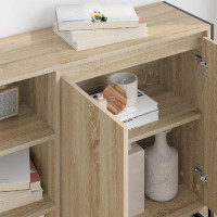 Produktbild för Sidokabinett Sonoma 96.5 x 30 x 75 cm Konstruerat trä