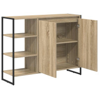 Produktbild för Sidokabinett Sonoma 96.5 x 30 x 75 cm Konstruerat trä
