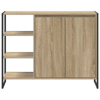 Produktbild för Sidokabinett Sonoma 96.5 x 30 x 75 cm Konstruerat trä