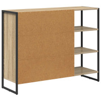 Produktbild för Sidokabinett Sonoma 96.5 x 30 x 75 cm Konstruerat trä