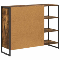 Produktbild för Sidokabinett Rökek 96.5 x 30 x 75 cm Konstruerat trä