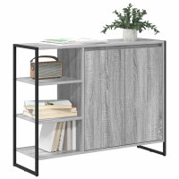 Produktbild för Sidokabinett Grå Sonoma 96.5 x 30 x 75 cm Konstruerat trä