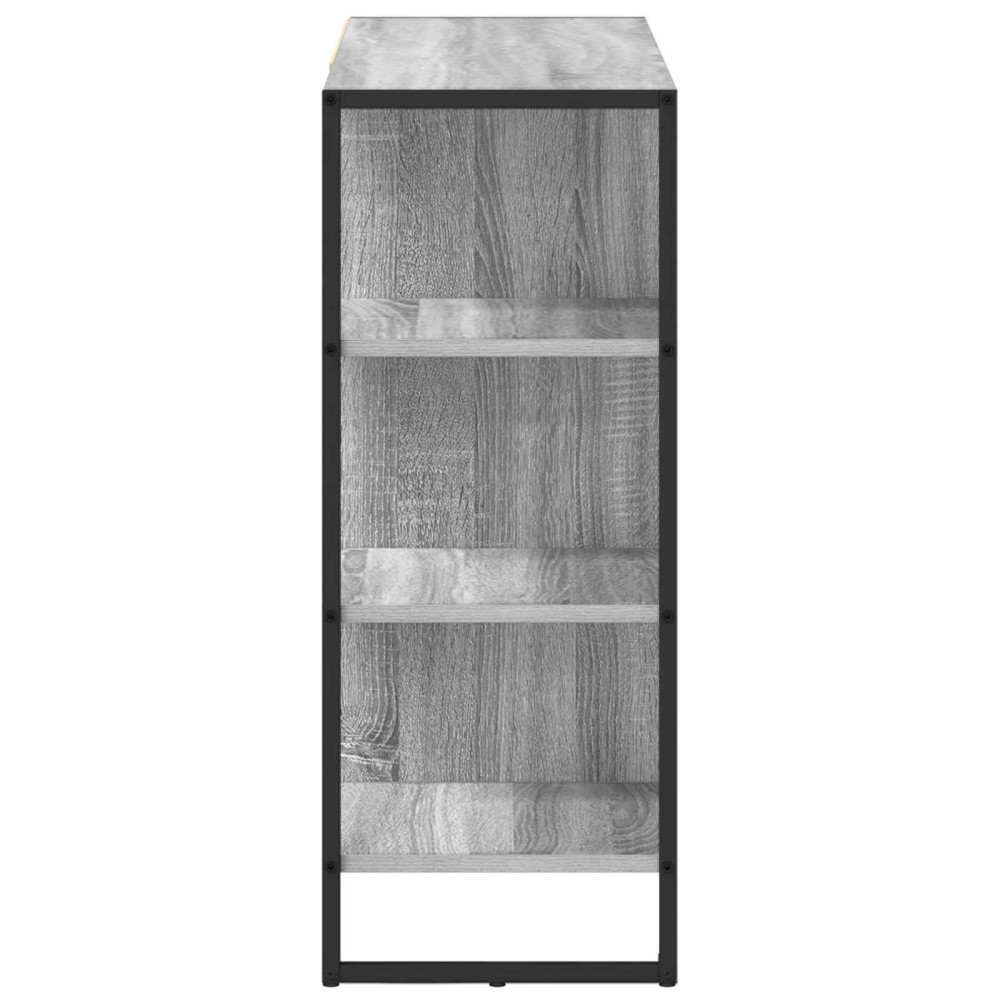 Produktbild för Sidokabinett Grå Sonoma 96.5 x 30 x 75 cm Konstruerat trä