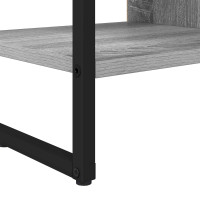 Produktbild för Sidokabinett Grå Sonoma 96.5 x 30 x 75 cm Konstruerat trä