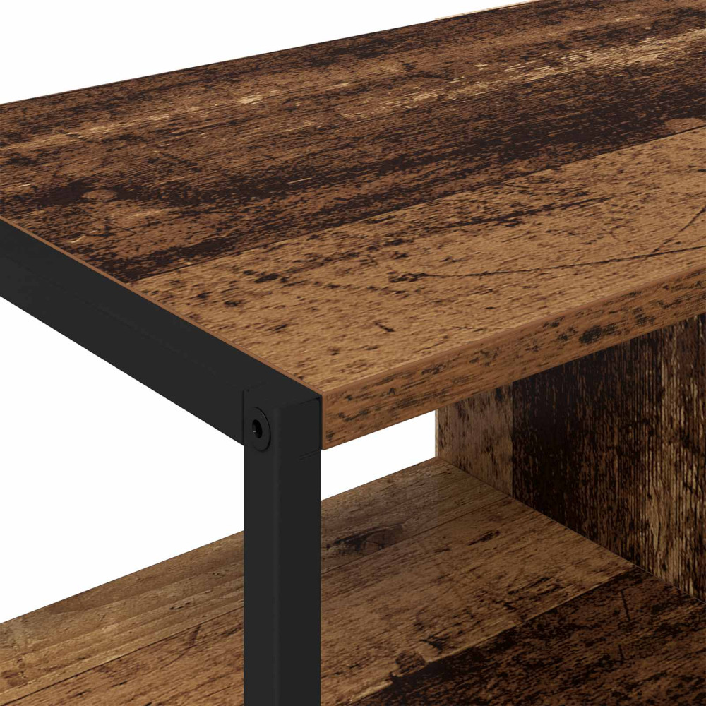 Produktbild för Sidokabinett Gammalt trä 96.5 x 30 x 75 cm Konstruerat trä
