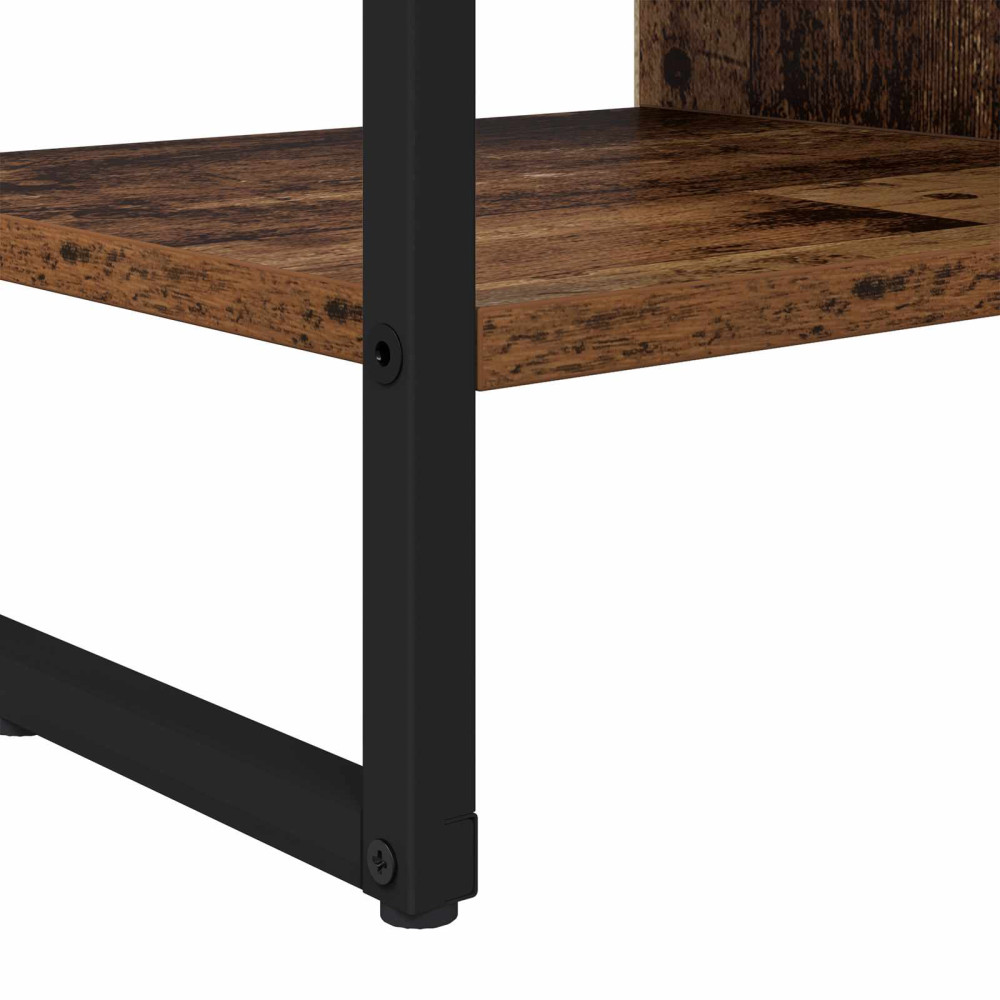 Produktbild för Sidokabinett Gammalt trä 96.5 x 30 x 75 cm Konstruerat trä
