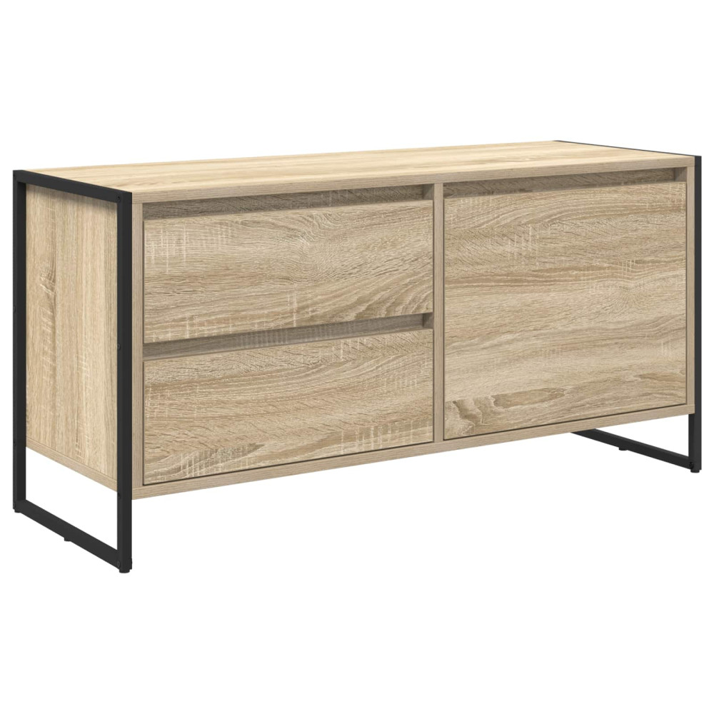 Produktbild för TV-skåp med låda Sonoma 100 x 36 x 49.5 cm Konstruerat trä
