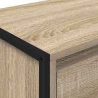 Produktbild för TV-skåp med låda Sonoma 100 x 36 x 49.5 cm Konstruerat trä