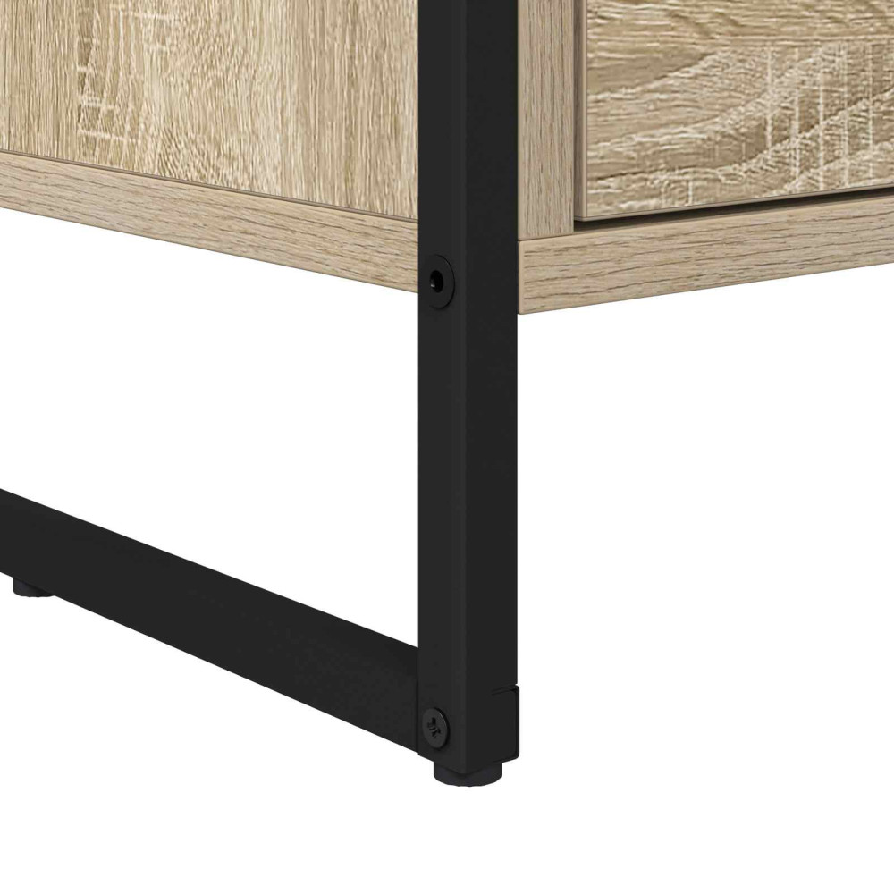 Produktbild för TV-skåp med låda Sonoma 100 x 36 x 49.5 cm Konstruerat trä