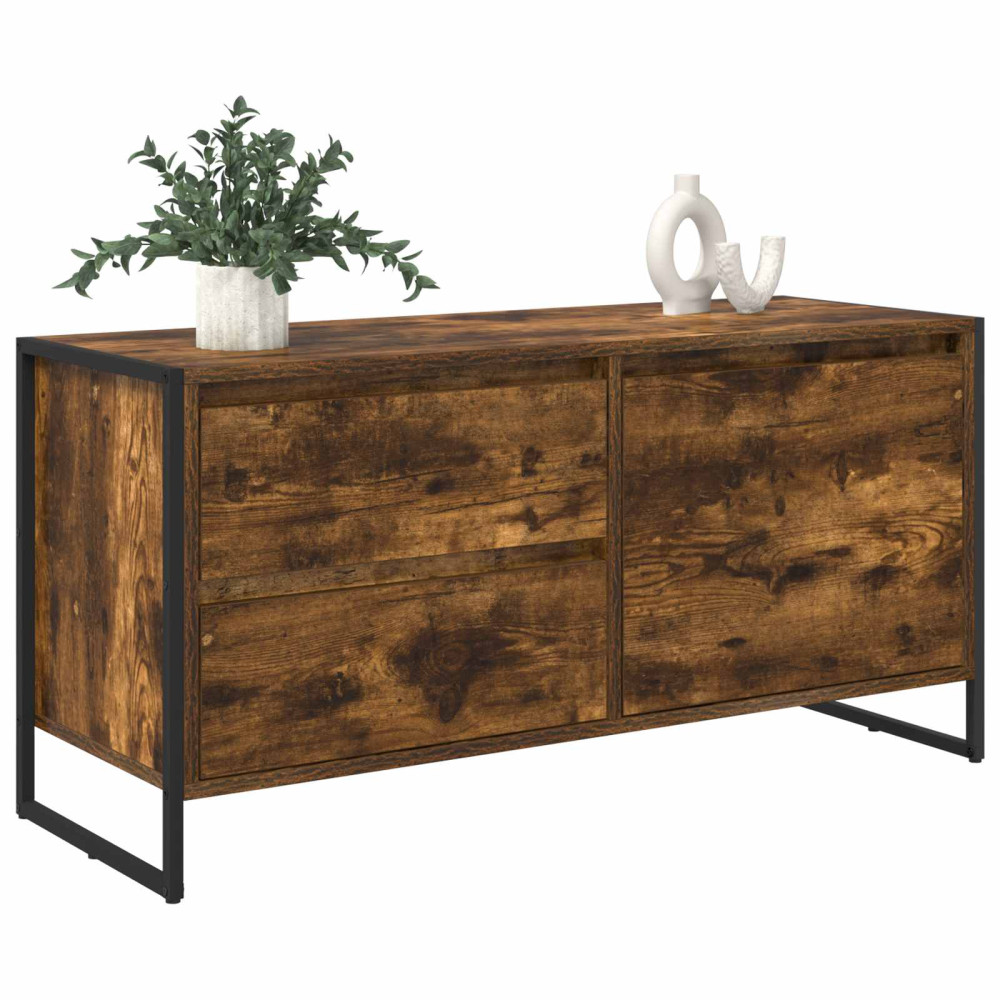 Produktbild för TV-skåp med låda Rökek 100 x 36 x 49.5 cm Konstruerat trä