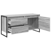 Produktbild för TV-skåp med låda Grå Sonoma 100 x 36 x 49.5 cm Konstruerat trä