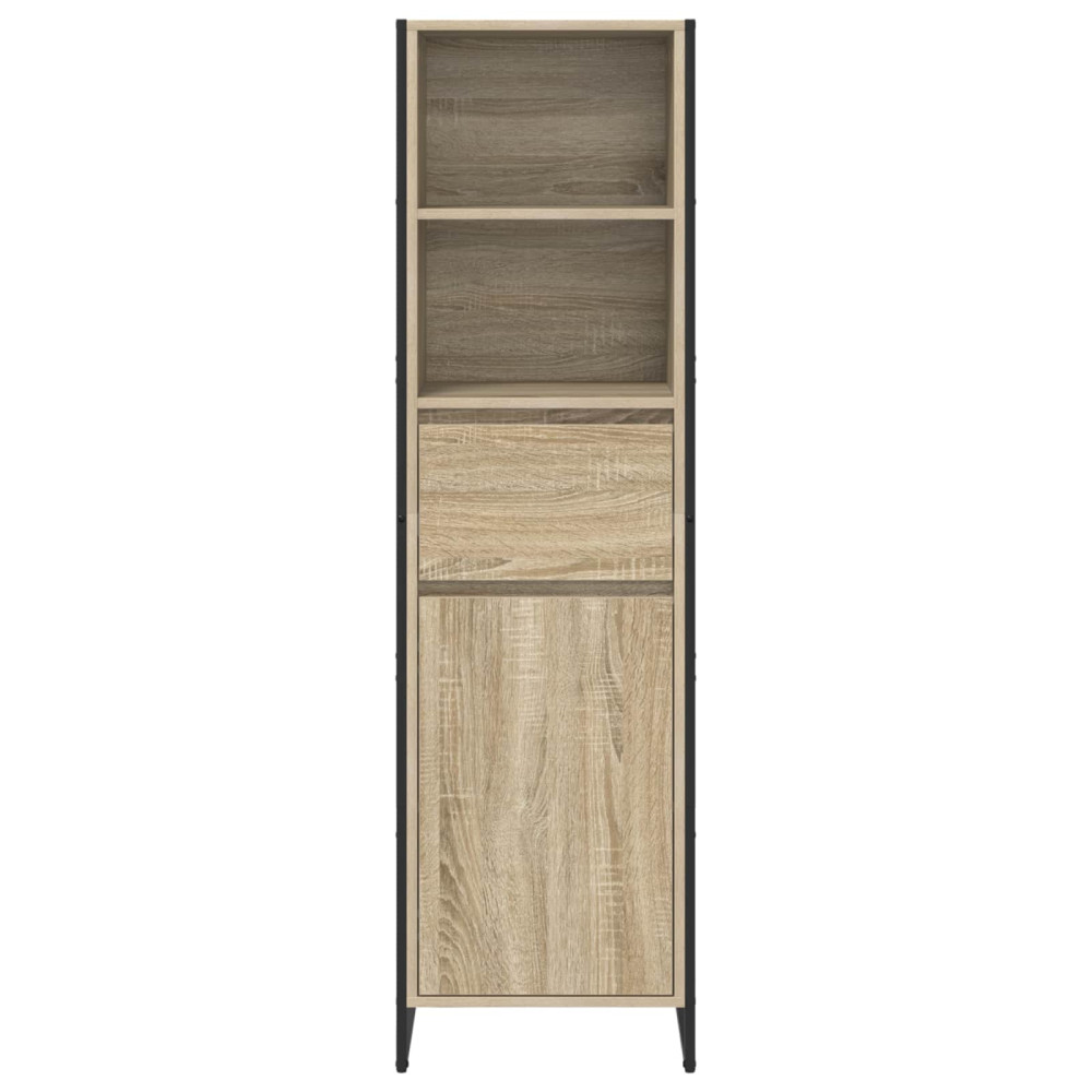 Produktbild för Bokskåp med låda Sonoma 43 x 36 x 150.5 cm Konstruerat trä