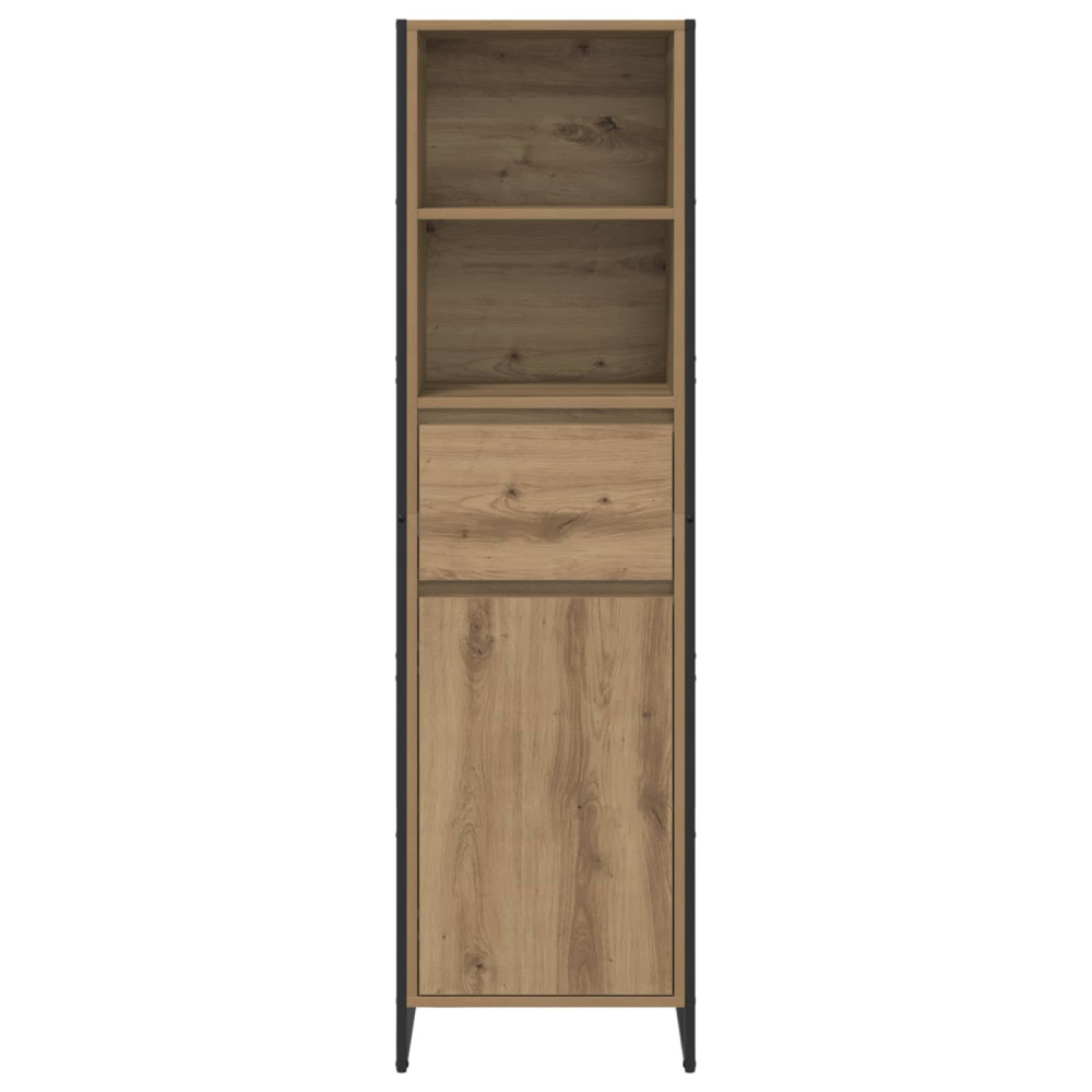 Produktbild för Bokskåp med låda Artisan Ek 43 x 36 x 150.5 cm Konstruerat trä