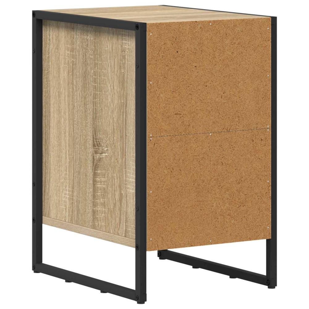 Produktbild för Sängbord Sonoma 39.5 x 30 x 50 cm Konstruerat trä