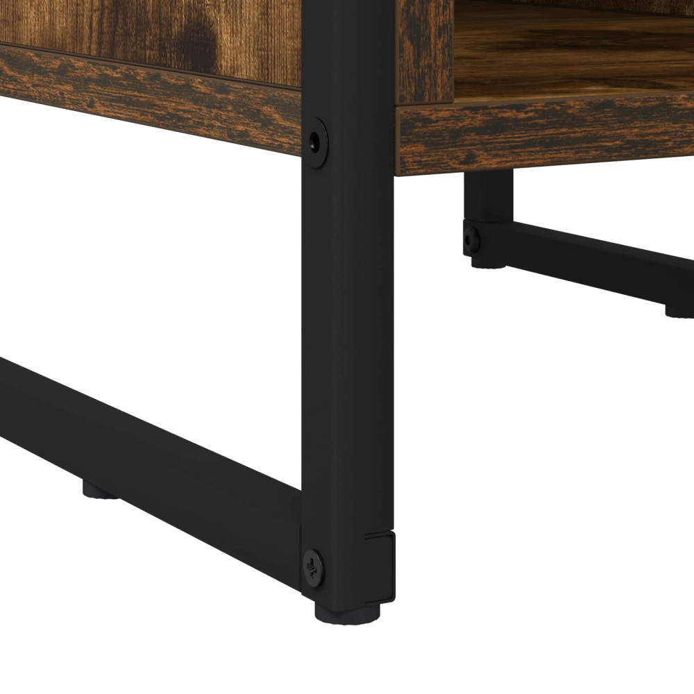 Produktbild för Sängbord Rökek 39.5 x 30 x 50 cm Konstruerat trä