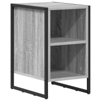 Produktbild för Sängbord 2 pcs Grå Sonoma 39.5 x 30 x 50 cm Konstruerat trä