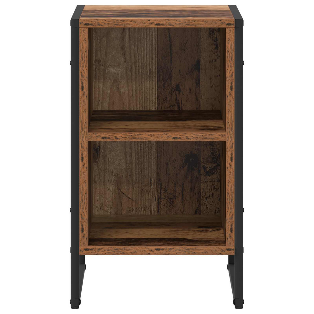Produktbild för Sängbord Gammalt trä 39.5 x 30 x 50 cm Konstruerat trä