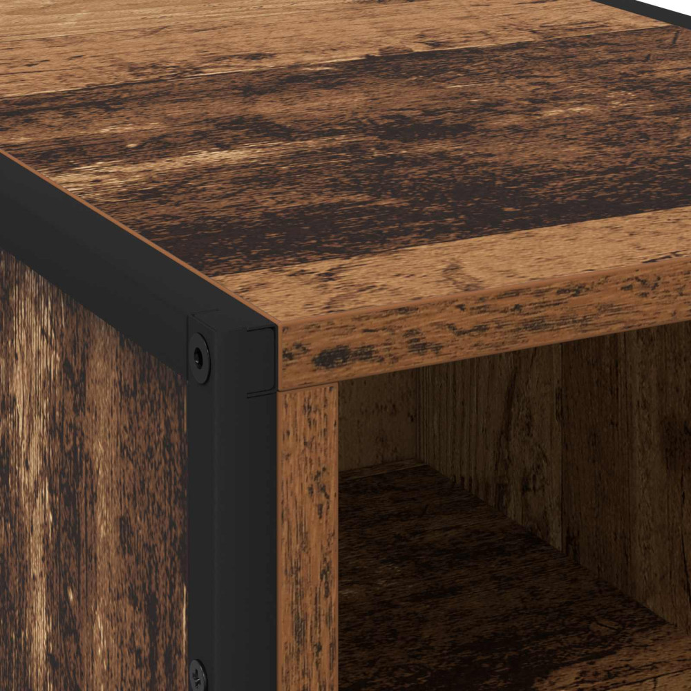 Produktbild för Sängbord 2 pcs Gammalt trä 39.5 x 30 x 50 cm Konstruerat trä