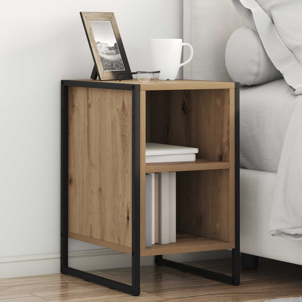 Produktbild för Sängbord Artisan Ek 39.5 x 30 x 50 cm Konstruerat trä