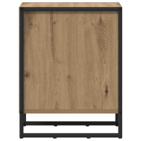 Produktbild för Sängbord Artisan Ek 39.5 x 30 x 50 cm Konstruerat trä