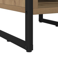 Produktbild för Sängbord Artisan Ek 39.5 x 30 x 50 cm Konstruerat trä