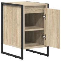 Produktbild för Sängbord 2 pcs Sonoma 39,5 x 30 x 50 cm Konstruerat trä
