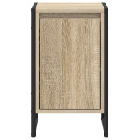 Produktbild för Sängbord 2 pcs Sonoma 39,5 x 30 x 50 cm Konstruerat trä