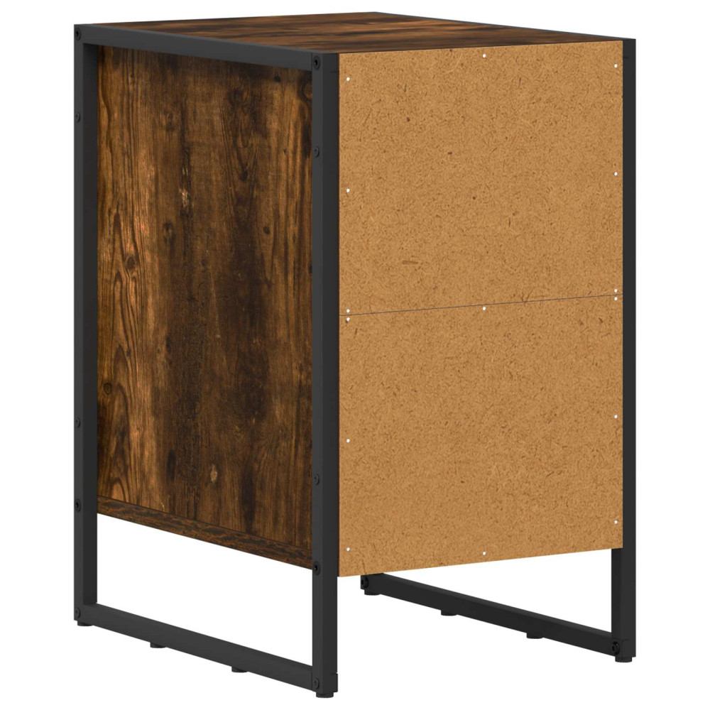 Produktbild för Sängbord Rökek 39,5 x 30 x 50 cm Konstruerat trä