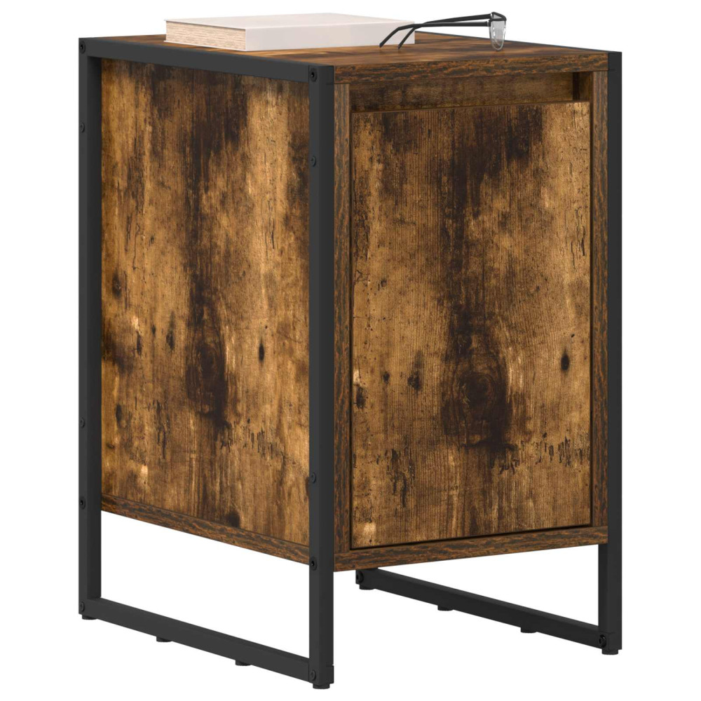 Produktbild för Sängbord 2 pcs Rökek 39,5 x 30 x 50 cm Konstruerat trä
